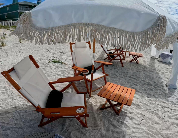 mini teak wood tables